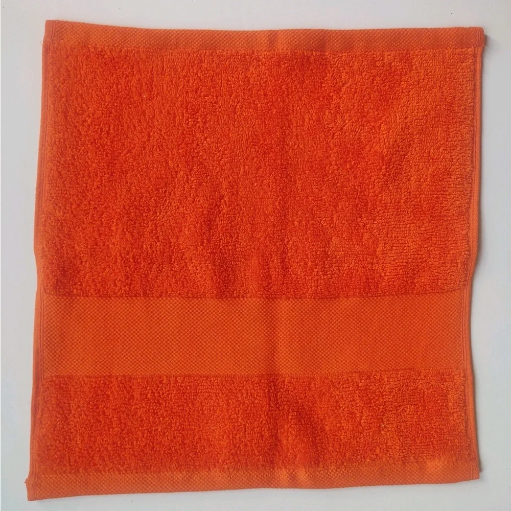 🎁8PC LAUREN Ralph Lauren Wescott Bath Towel Set - Summer Orange Cotton Towels